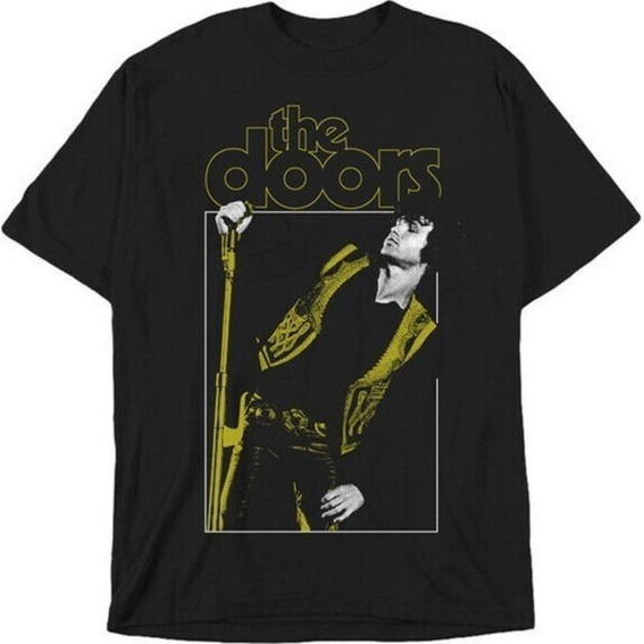 Tops - The Doors Jim Morrison American Poet Classic Rock Music Band TShirt